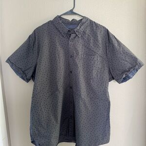 Lee Men's Gray Short Sleeve Shirt